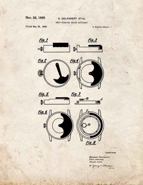 Patent Blueprint 3591 1 12 A4 Photo Print