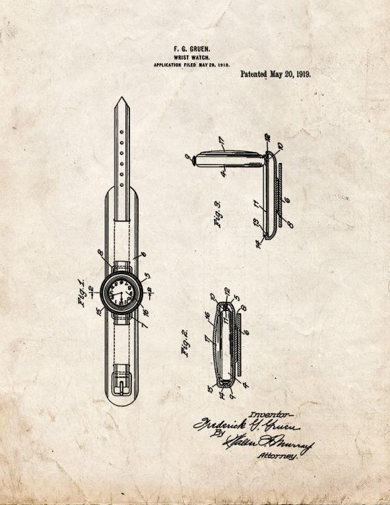 Patent Blueprint 3592 1 12 A4 Photo Print