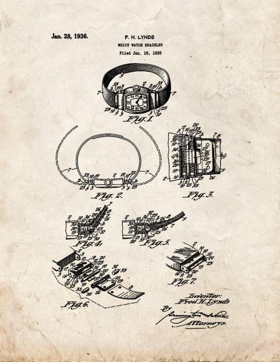 Patent Blueprint 3593 1 12 A4 Photo Print