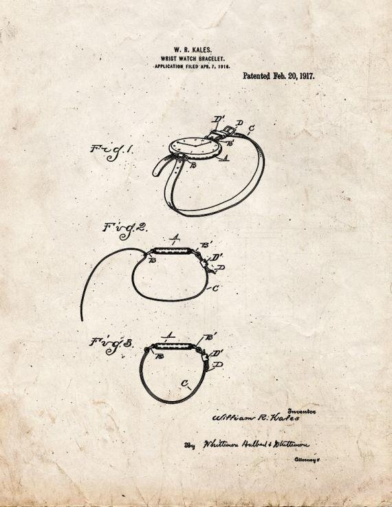 Patent Blueprint 3595 1 12 A4 Photo Print