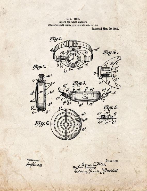 Patent Blueprint 3596 1 12 A4 Photo Print