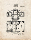 Patent Blueprint 3599 1 12 A4 Photo Print