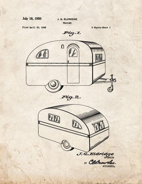 Patent Blueprint 3604 1 12 A4 Photo Print