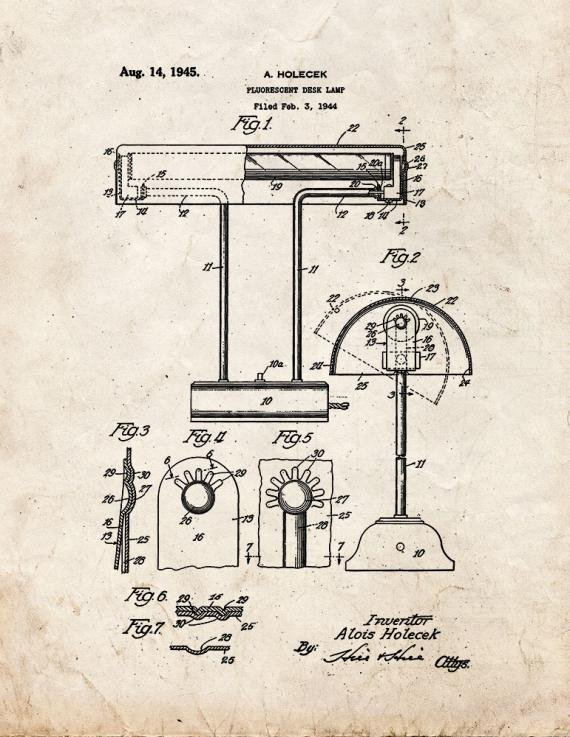 Patent Blueprint 3610 1 12 A4 Photo Print