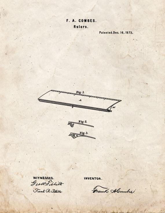 Patent Blueprint 3611 1 12 A4 Photo Print