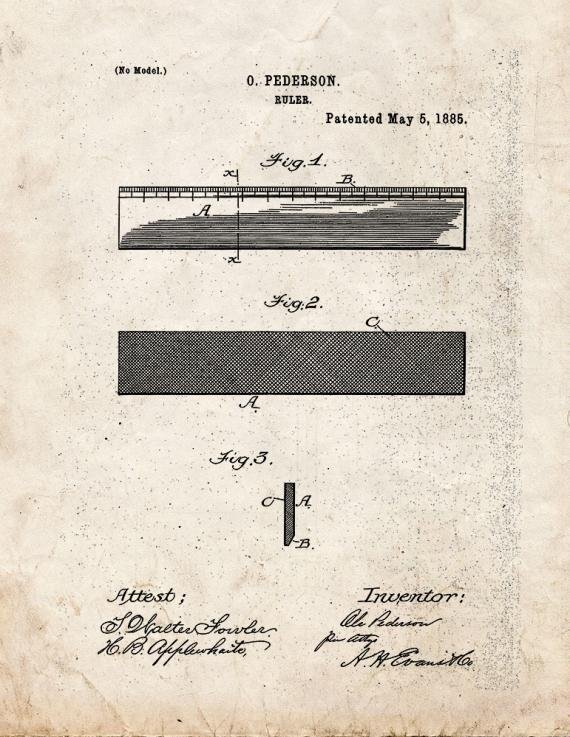 Patent Blueprint 3613 1 12 A4 Photo Print