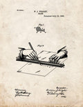 Patent Blueprint 3614 1 12 A4 Photo Print