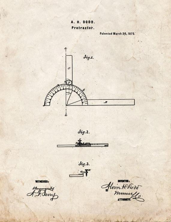 Patent Blueprint 3615 1 12 A4 Photo Print