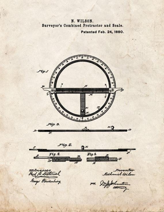 Patent Blueprint 3616 1 12 A4 Photo Print