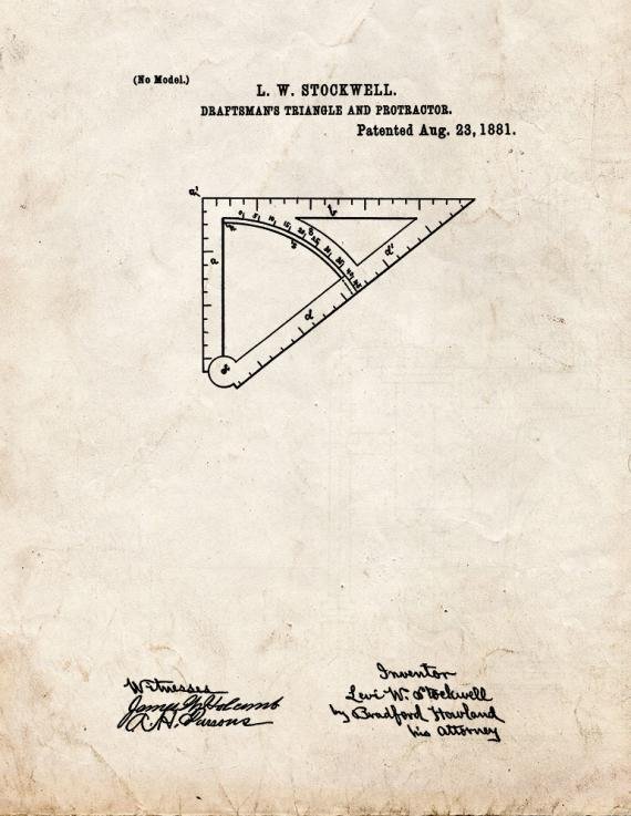 Patent Blueprint 3617 1 12 A4 Photo Print