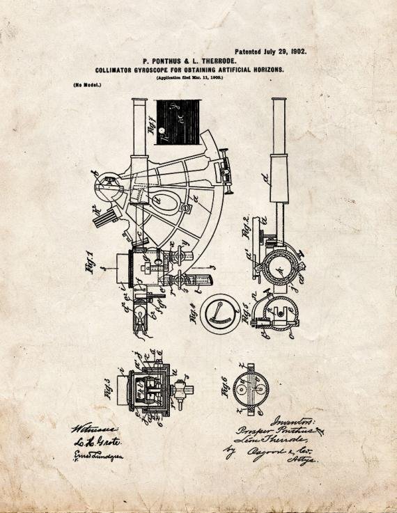 Patent Blueprint 3619 1 12 A4 Photo Print
