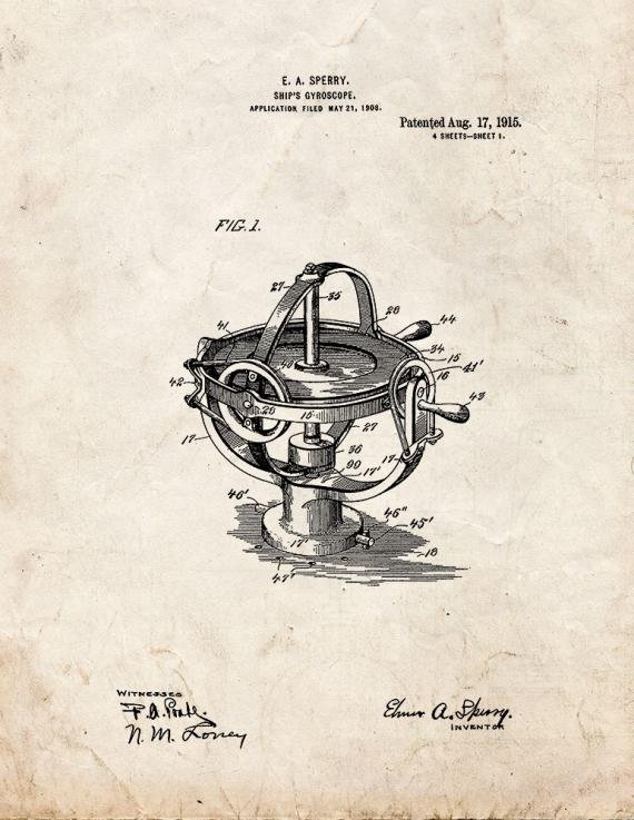 Patent Blueprint 3620 1 12 A4 Photo Print