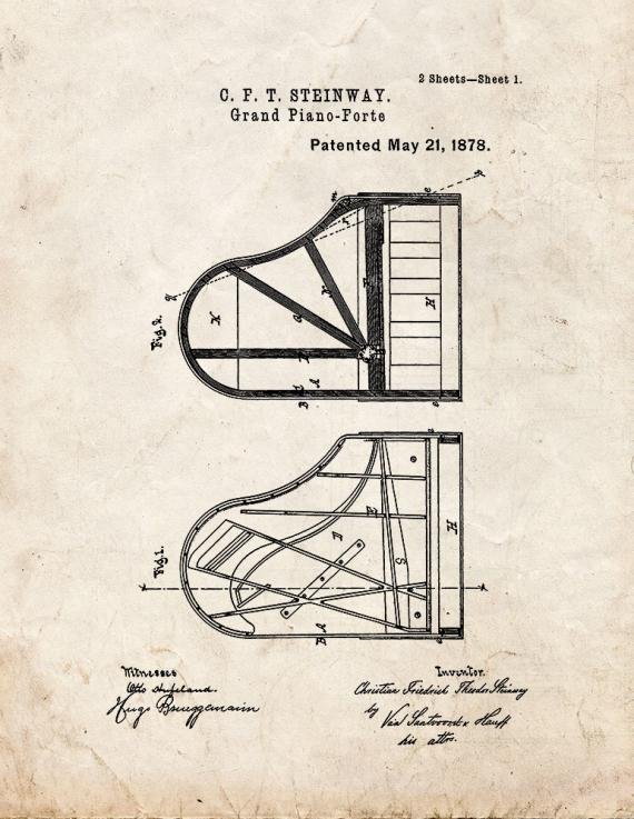 Patent Blueprint 3621 1 12 A4 Photo Print
