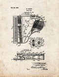 Patent Blueprint 3625 1 12 A4 Photo Print