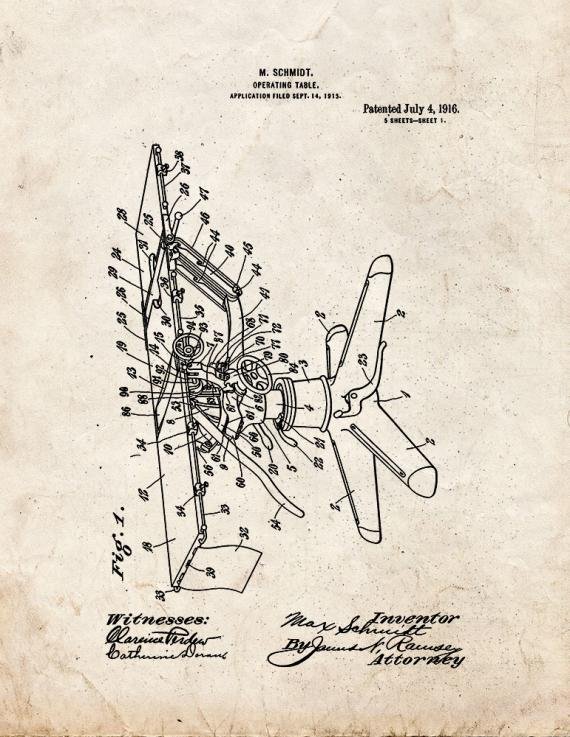 Patent Blueprint 3634 1 12 A4 Photo Print