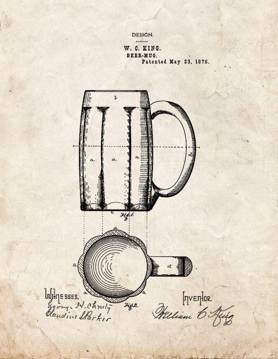 Patent Blueprint 3643 1 12 A4 Photo Print