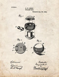 Patent Blueprint 3646 1 12 A4 Photo Print