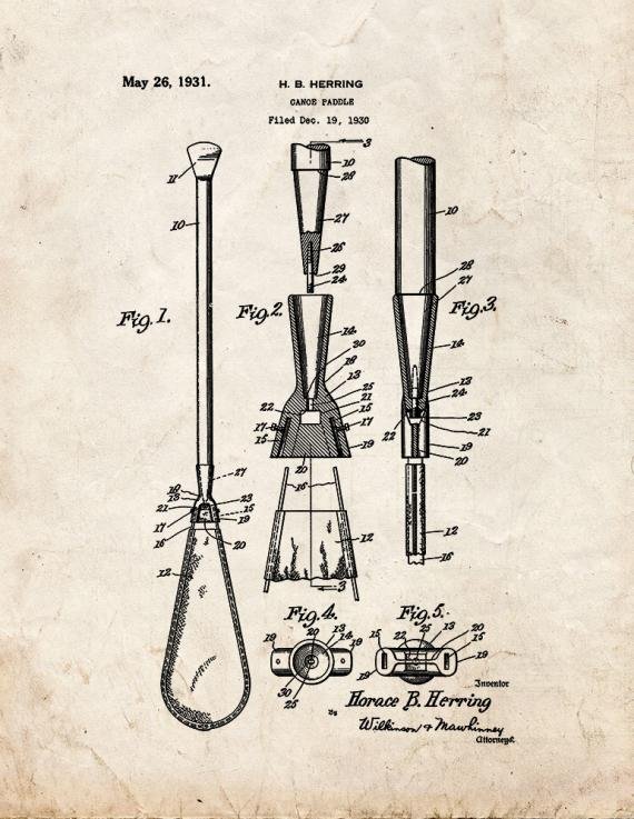 Patent Blueprint 3649 1 12 A4 Photo Print