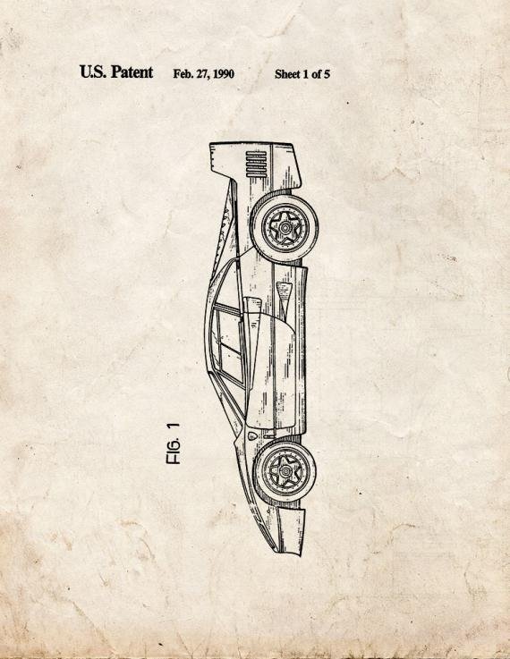 Patent Blueprint 3650 2 12 A4 Photo Print