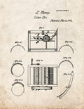 Patent Blueprint 3651 1 12 A4 Photo Print