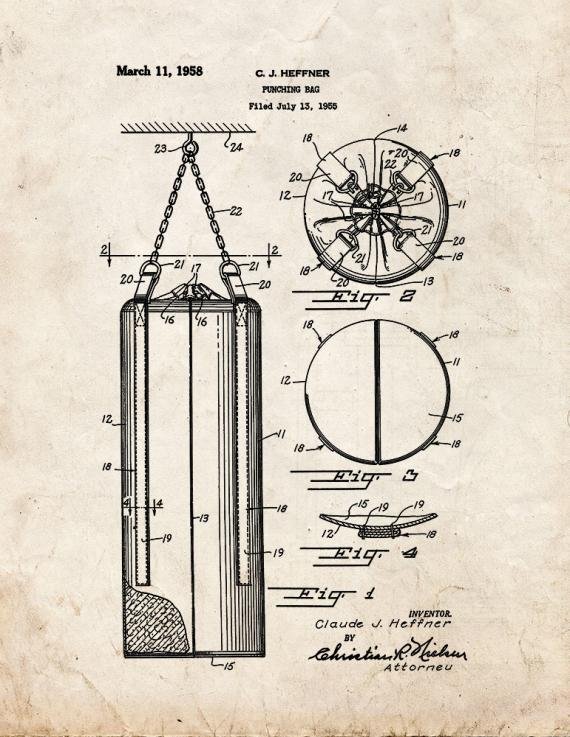 Patent Blueprint 3656 1 12 A4 Photo Print