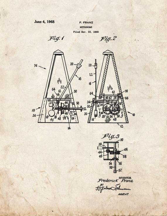 Patent Blueprint 3660 1 12 A4 Photo Print