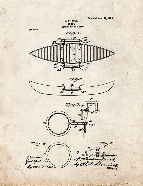 Patent Blueprint 3663 1 12 A4 Photo Print
