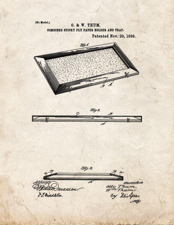 Patent Blueprint 3667 1 12 A4 Photo Print