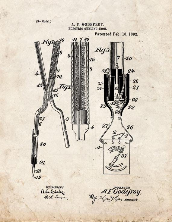 Patent Blueprint 3668 1 12 A4 Photo Print