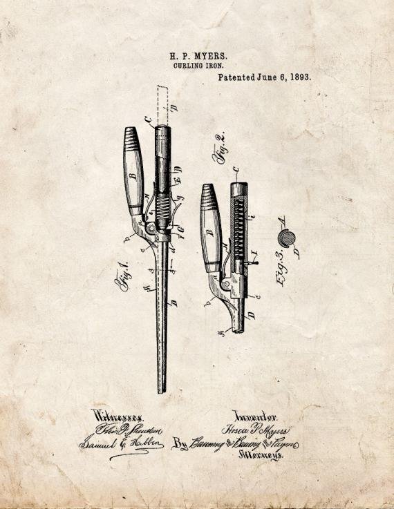 Patent Blueprint 3670 1 12 A4 Photo Print