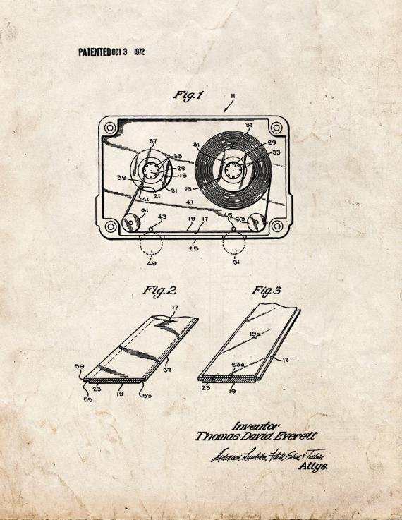 Patent Blueprint 3681 2 12 A4 Photo Print