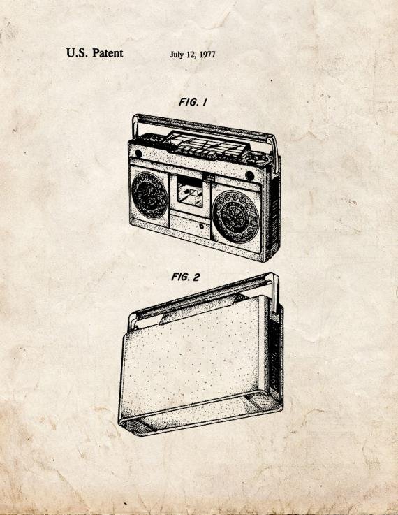 Patent Blueprint 3682 2 12 A4 Photo Print
