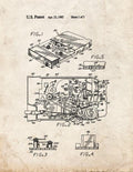 Patent Blueprint 3684 2 12 A4 Photo Print