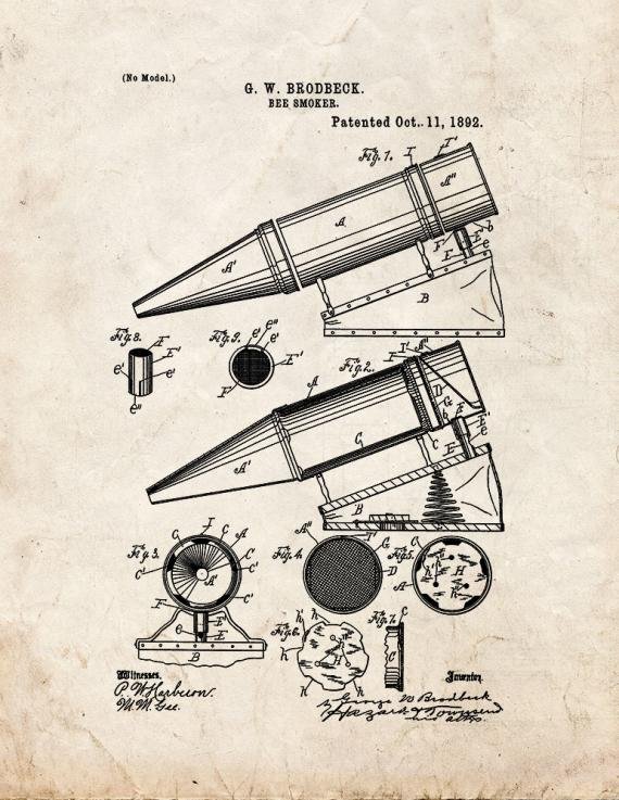 Patent Blueprint 3688 1 12 A4 Photo Print