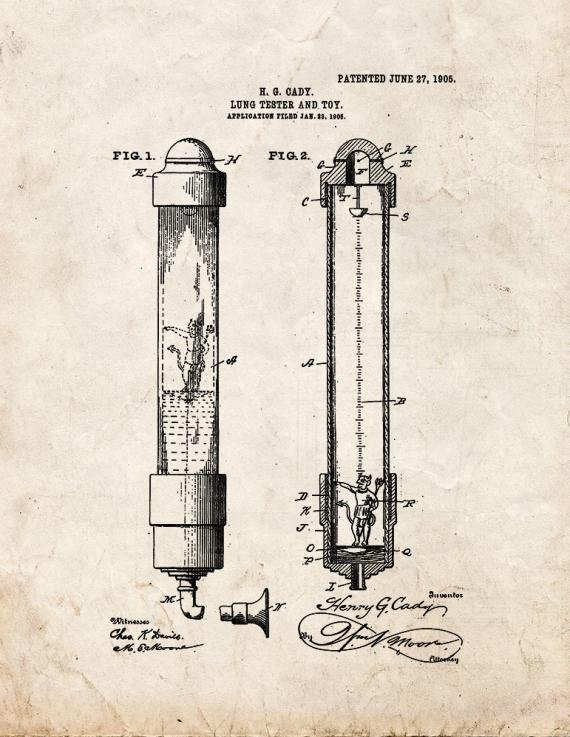 Patent Blueprint 3692 1 12 A4 Photo Print