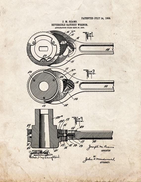 Patent Blueprint 3693 1 12 A4 Photo Print