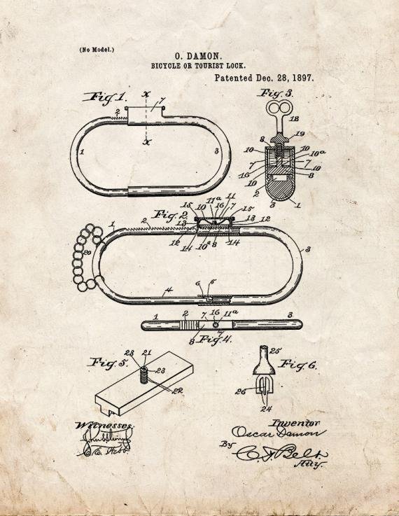 Patent Blueprint 3702 1 12 A4 Photo Print