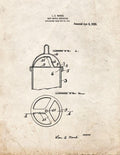 Patent Blueprint 3706 1 12 A4 Photo Print