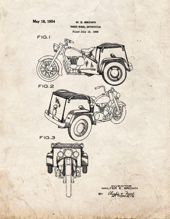 Patent Blueprint 371 1 12 A4 Photo Print