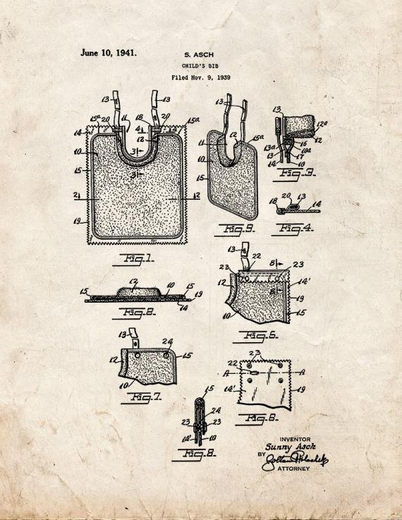 Patent Blueprint 3711 1 12 A4 Photo Print