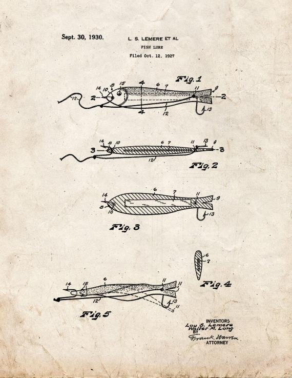 Patent Blueprint 3722 1 12 A4 Photo Print