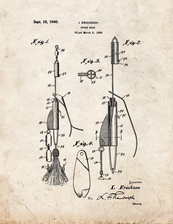 Patent Blueprint 3725 1 12 A4 Photo Print