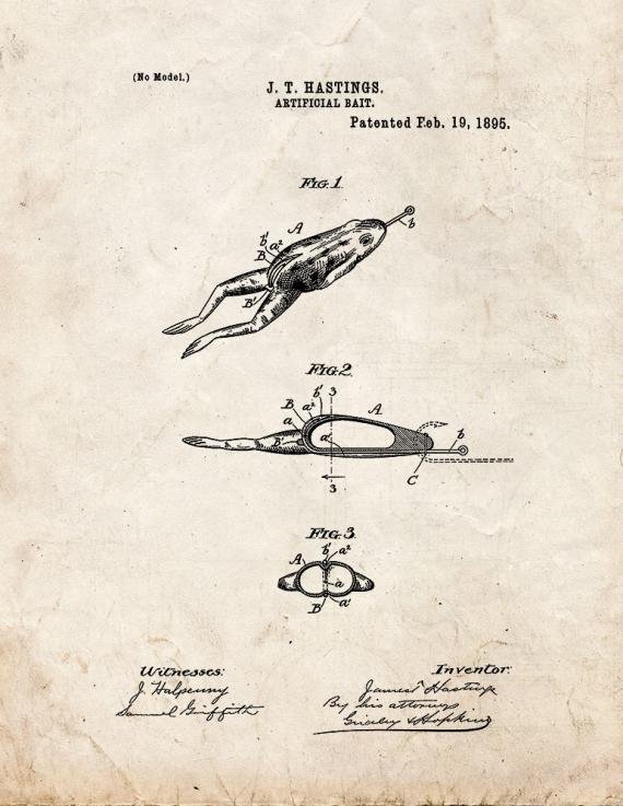 Patent Blueprint 3728 1 12 A4 Photo Print