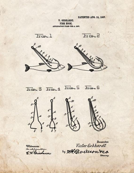Patent Blueprint 3732 1 12 A4 Photo Print