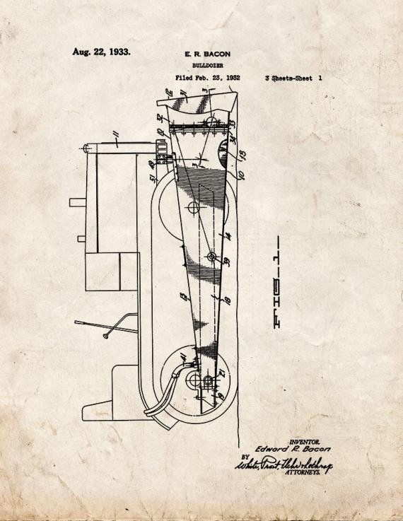 Patent Blueprint 3743 1 12 A4 Photo Print