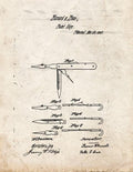 Patent Blueprint 3745 1 12 A4 Photo Print