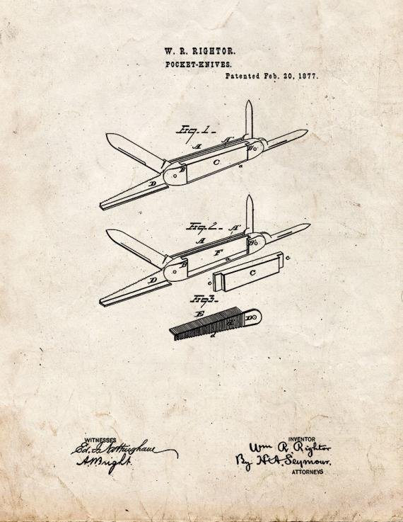 Patent Blueprint 3746 1 12 A4 Photo Print