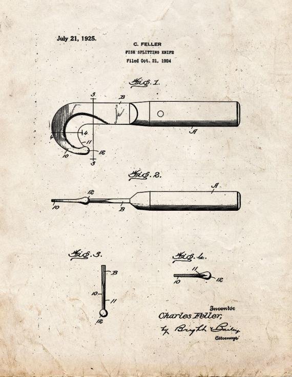 Patent Blueprint 3748 1 12 A4 Photo Print