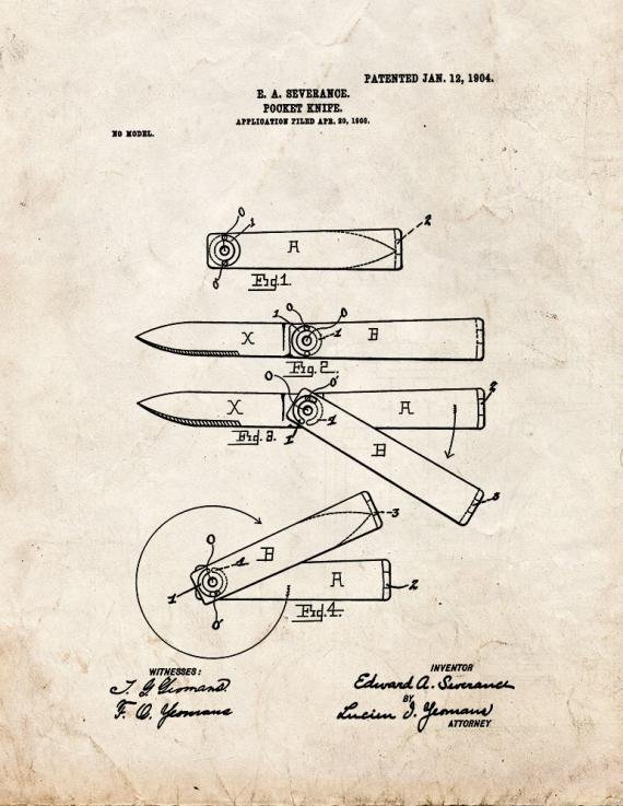 Patent Blueprint 3749 1 12 A4 Photo Print