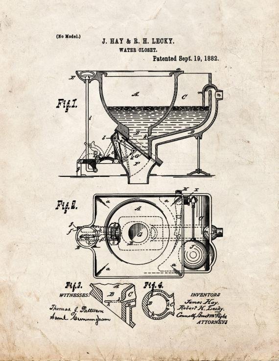 Patent Blueprint 3755 1 12 A4 Photo Print